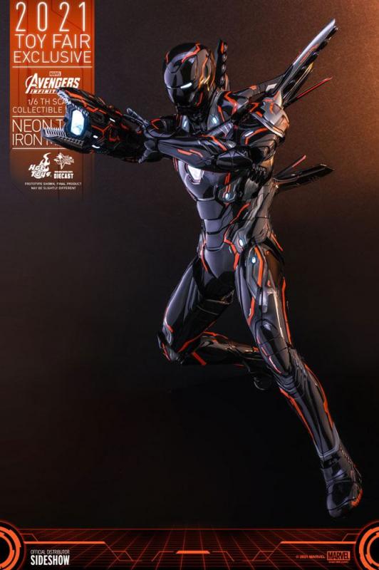 Avengers Infinity War: Iron Man Neon Tech 4.0 1/6 Action Figure Exclusive - Hot Toys
