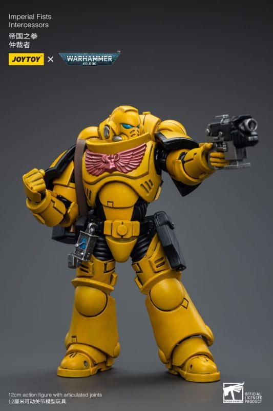 Warhammer 40k Action Figure 1/18 Imperial Fists Intercessors 12 cm