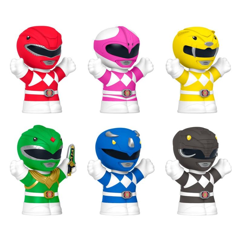 Mighty Morphin Power Rangers Fisher-Price Little People Collector Mini Figures 6-Pack 7 cm 9