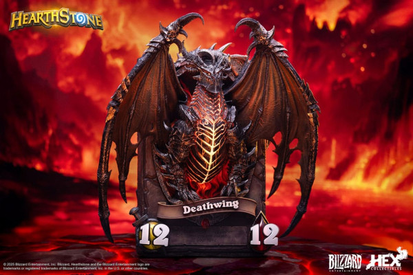 Hearthstone 3D Art Frame Statue Deathwing 34 cm 8