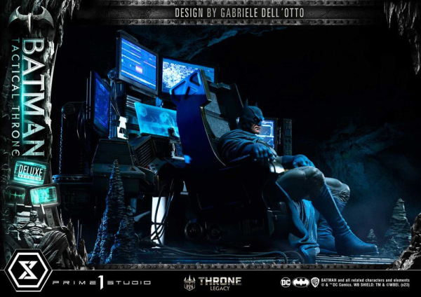 DC Comics Throne Legacy Collection Statue 1/3 Batman Tactical Throne Deluxe Version 57 cm 12