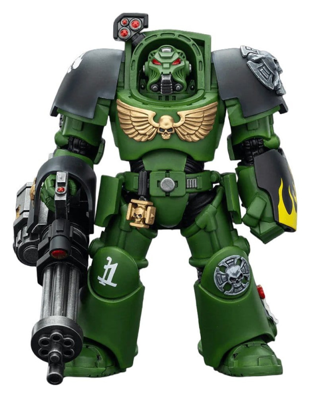 Warhammer 40,000 Action Figure Salamanders Terminator 3 with Power Fist and Assault Cannon 14 cm