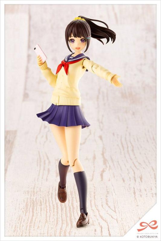 Sousai Shojo Teien Plastic Model Kit 1/10 Madoka Yuki Touou High School Winter Clothes 15 cm