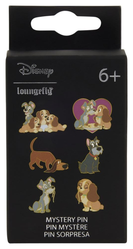 Disney by Loungefly Enamel Pins Lady and the Tramp Blind Display (12) 4