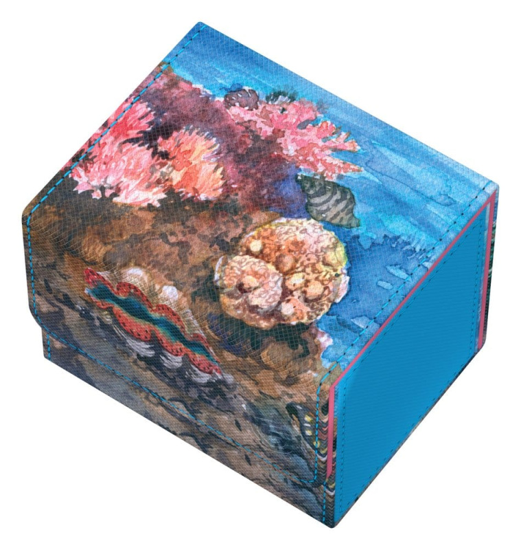 Ultimate Guard Sidewinder 100+ Xenoskin "Coral Places" - Seablue Hush 2