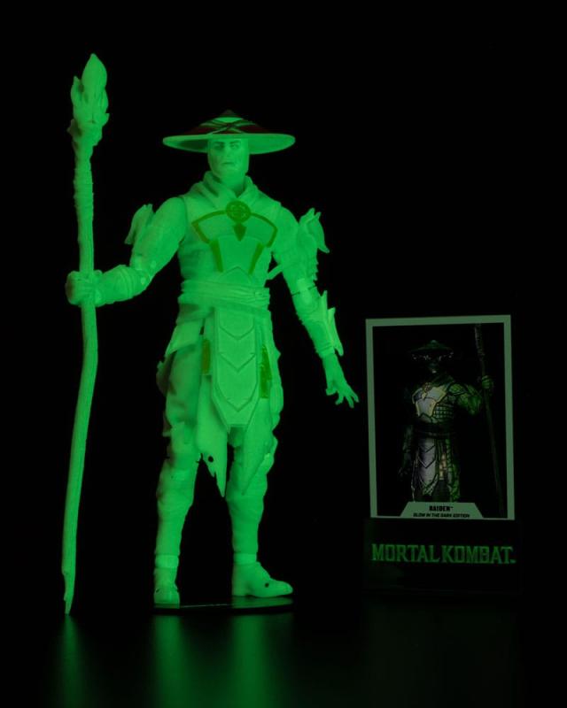 Mortal Kombat Action Figure Glow in the Dark Edition Raiden (Gold Label) 18 cm 11
