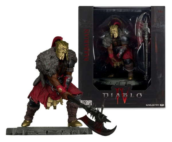 Diablo IV 1/12 Scale Limited Edition Posed Figure Barbarian 12 cm 2