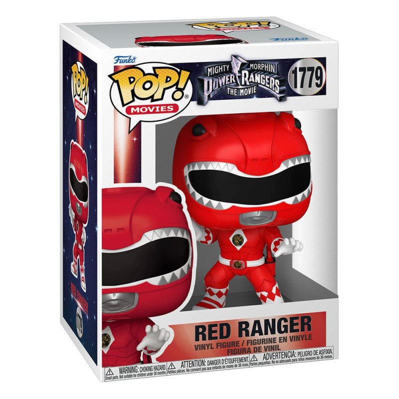 Mighty Morphin Power Rangers: The Movie POP! Movies Vinyl Figures Red Ranger 9 cm 1