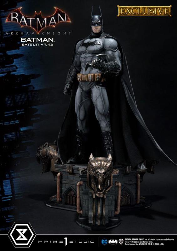 Batman Arkham Knight 1/3 Statue Batman Batsuit v7.43 Exclusive Version 86 cm