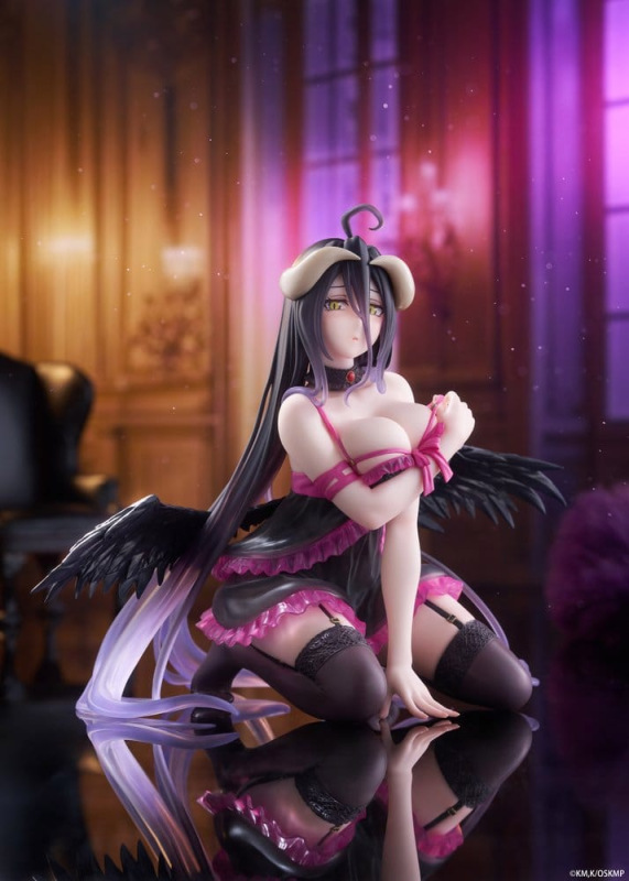 Overlord Desktop Cute PVC Figure Albedo (Negligee ver.) 13 cm 1