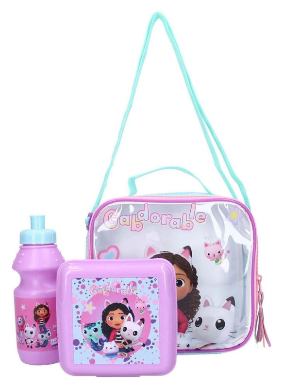 Gabby's Dollhouse Lunch Bag Set So Yummy 12 cm 1