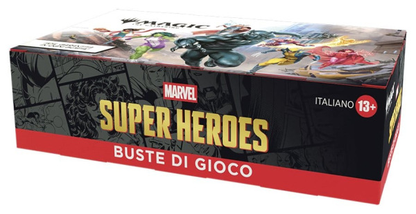 Magic the Gathering Marvel Super Heroes Play Booster Display (30) italian 14