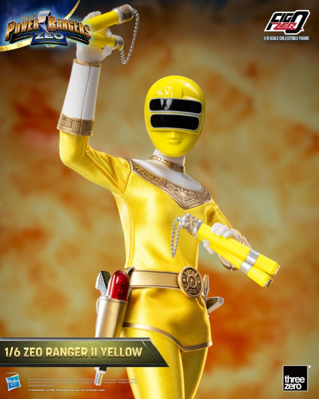Power Rangers Zeo FigZero Action Figure 1/6 Ranger II Yellow 30 cm 2