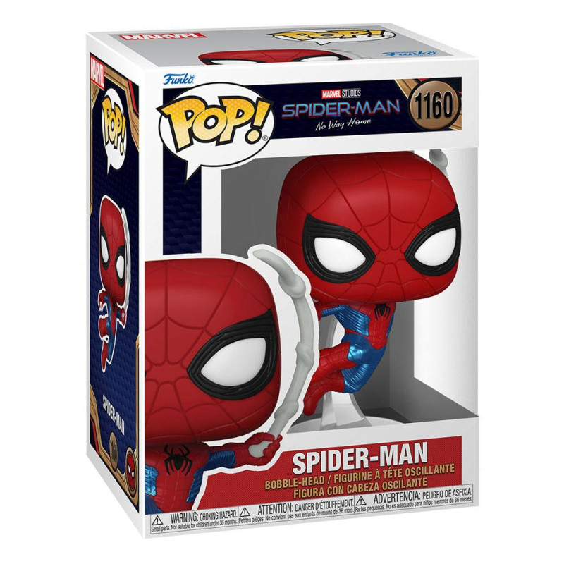 Spider-Man: No Way Home POP! Marvel Vinyl Figure Spider-Man Finale suit 9 cm 1