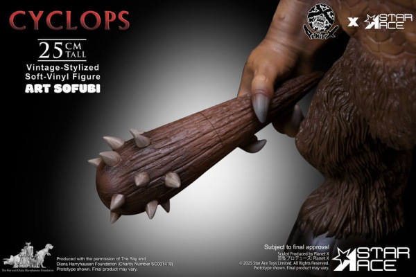 Ray Harryhausen Soft Vinyl Statue Cyclops (Vintage-Style) 25 cm 4