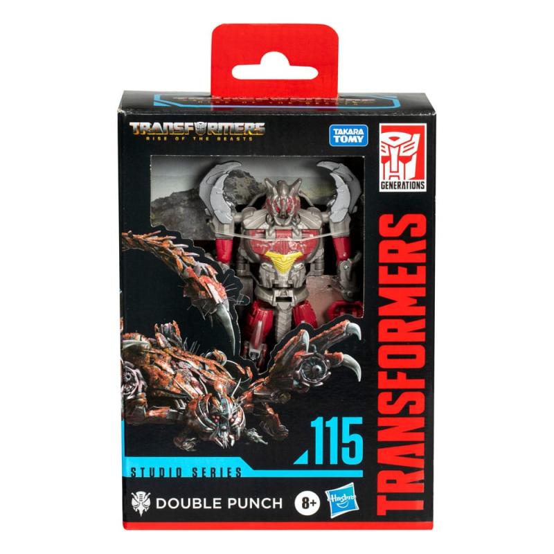 Transformers: Rise of the Beasts Generations Studio Series Deluxe Class Action Figure Double Punch 1