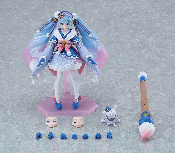 Character Vocal Series 01: Hatsune Miku Figma Action Figure Snow Miku: Serene Winter Ver. 13 cm