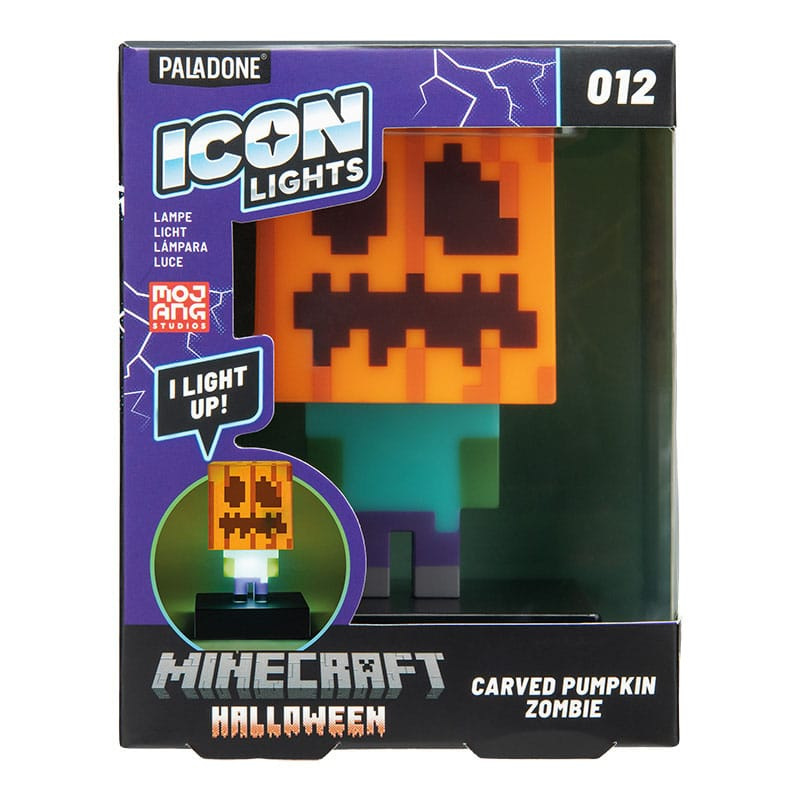 Minecraft Icons Light Zombie Jack O Lantern 10 cm 1
