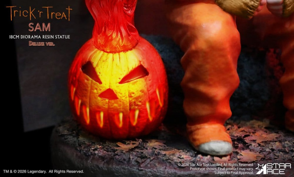 Trick R Treat Diorama Resin Statue Sam DX 18 cm 4