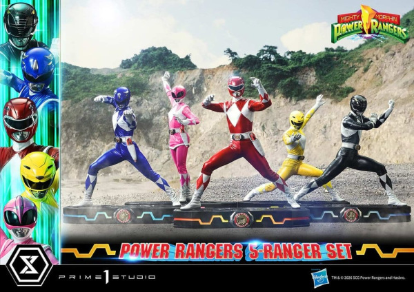 Mighty Morphin Power Rangers Premium Masterline Set of 5 Statues 1/4 57 cm 2