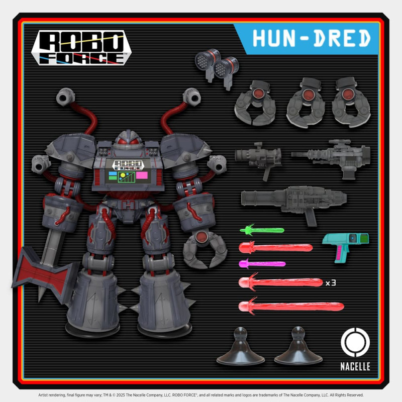 Robo Force Action Figure Wave 2 Hun-Dred 23 cm 1