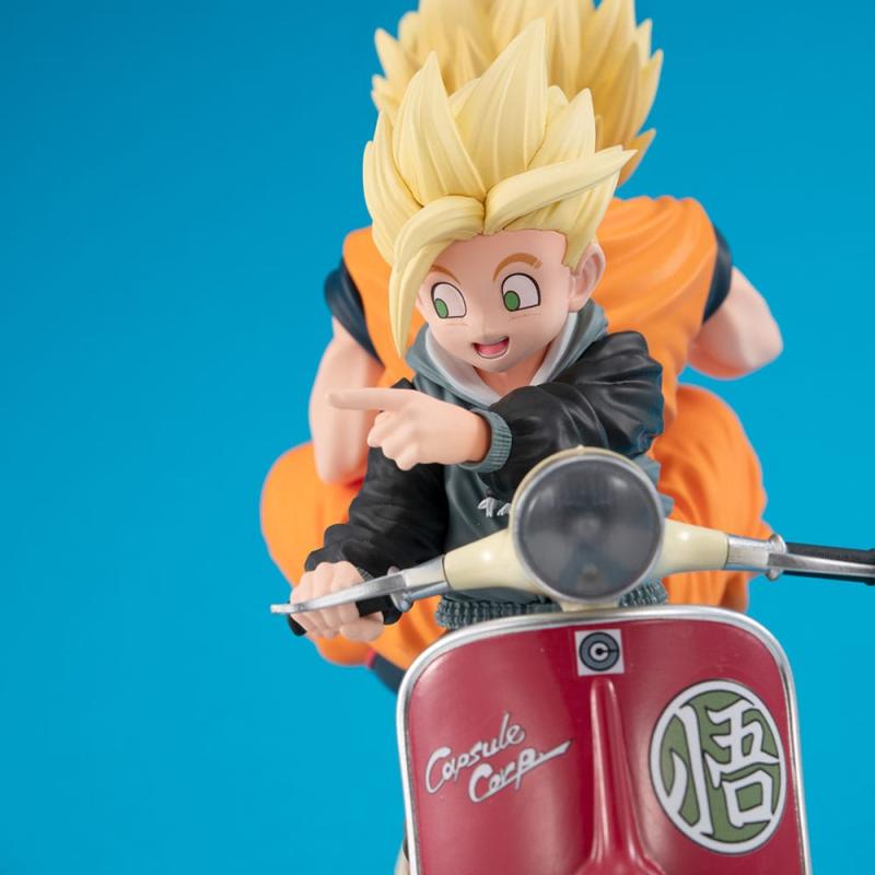 Dragonball Z 05 Desktop Real McCoy PVC Diorama Super Saiyan Son Goku & Super Saiyan Son Gohan & Moto