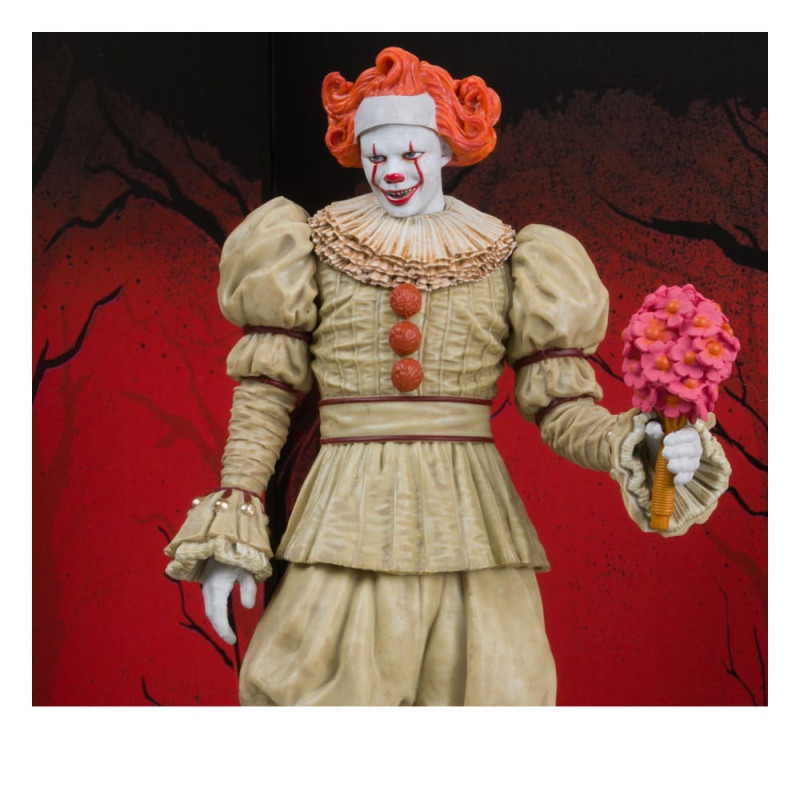It: Welcome to Derry Movie Maniacs PVC Statue Pennywise (Flashback) (Gold Label) 16 cm 3
