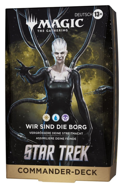 Magic the Gathering Star Trek Commander Decks Case (4) german 4