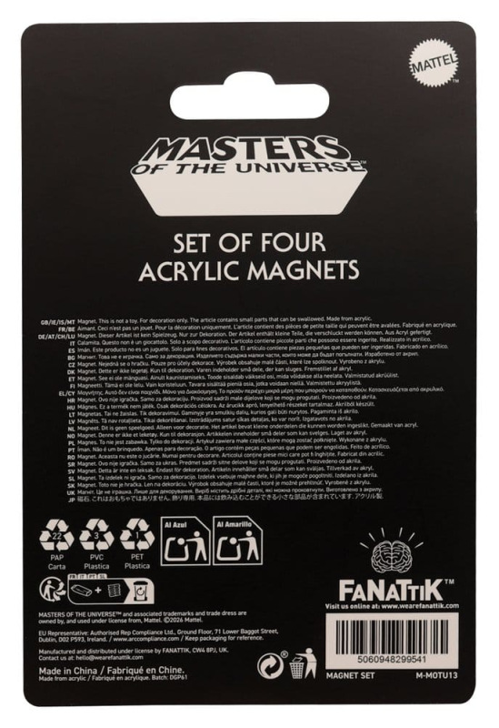 Masters of the Universe Magnets 4-Pack 1
