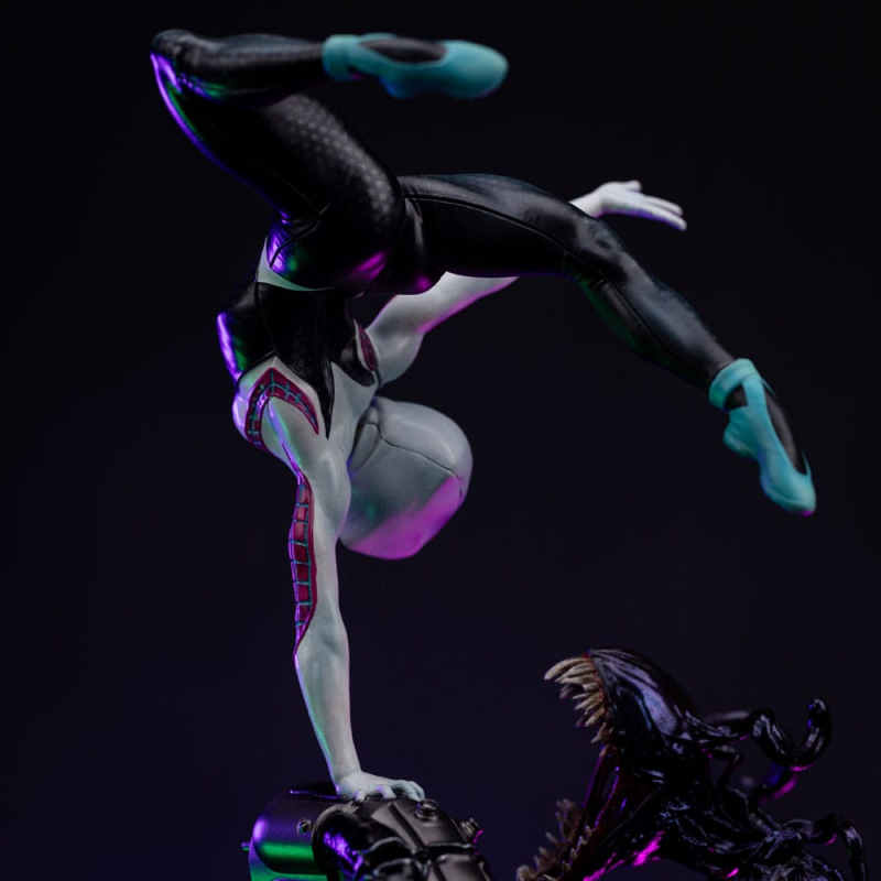 Spider-Man vs Villains Art Scale Statue 1/10 Ghost Spider Diorama 34 cm 9