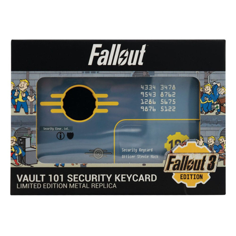 Fallout 3 Replica Vault 101 Security Keycard Limited Edition 4
