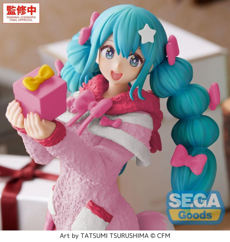 Hatsune Miku High Premium Figure PVC Figure Mokomoko Christmas Ver. 21 cm 4