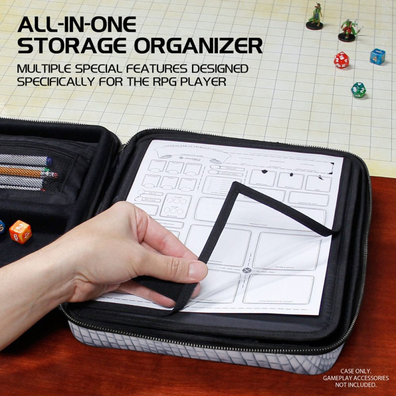 Enhance RPG Series Collector's Edition Organizer Case Silver 3