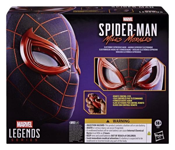 Spider-Man: Miles Morales Marvel Legends Electronic Expressive Mask 4