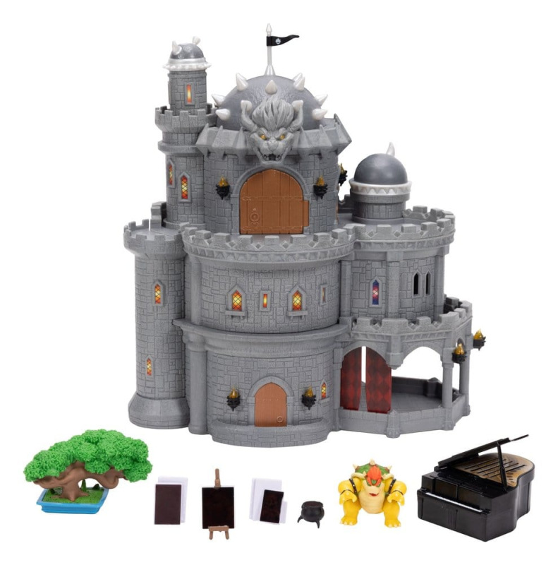 The Super Mario Galaxy Movie Deluxe Playset with 1 Mini Figure Bowser Castle 5