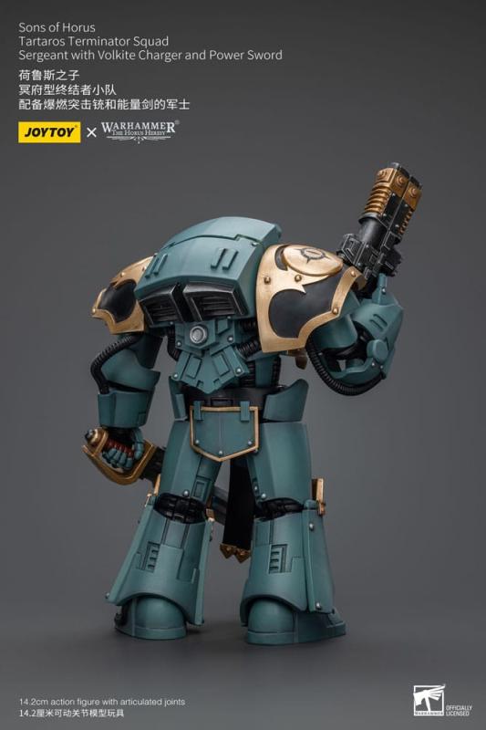 Warhammer The Horus Heresy Action Figure 1/18 Tartaros Terminator Squad Sergeant With Volkite Charge