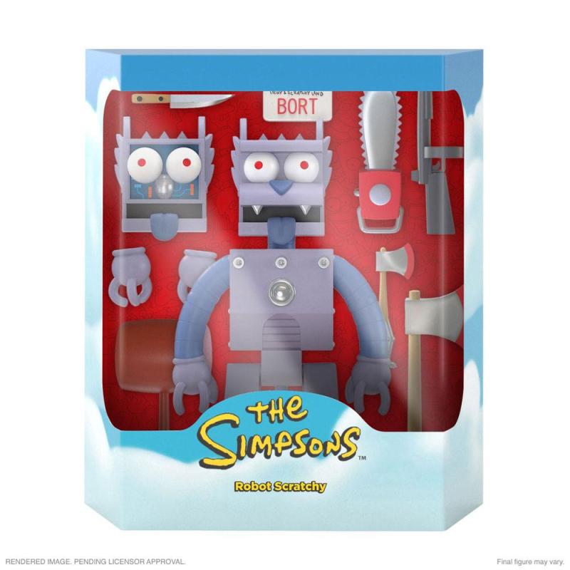 The Simpsons Ultimates Action Figure Robot Scratchy 18 cm