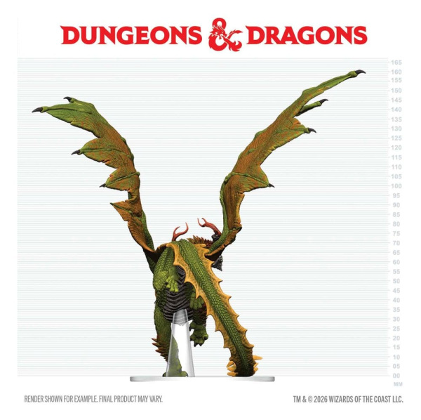 Dungeons & Dragons Icons of the Realms prepainted Miniatures Adult Spirit Dragon 24 cm 1