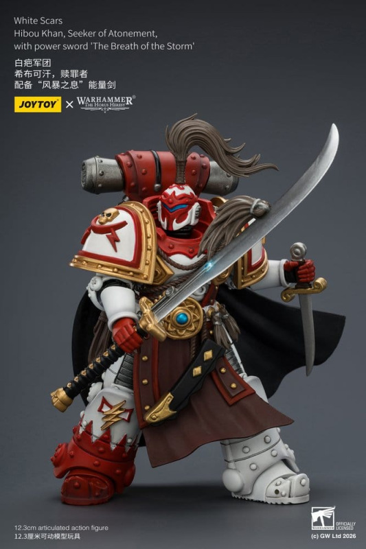 Warhammer The Horus Heresy Action Figure White Scars Hibou Khan, Seeker of Atonement 12 cm 4