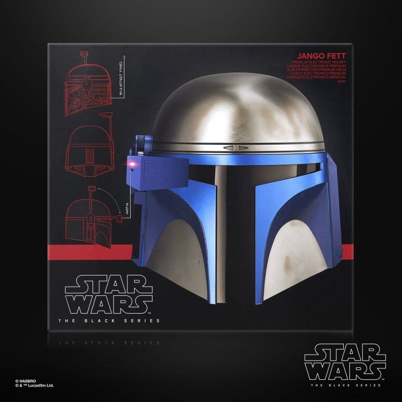 Star Wars Episode II Black Series Electronic Helmet Jango Fett 12