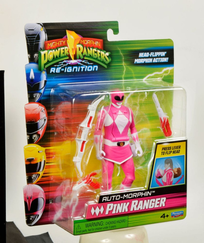 Mighty Morphin Power Rangers Action Figure Auto-Morphin Pink Ranger 12 cm 2