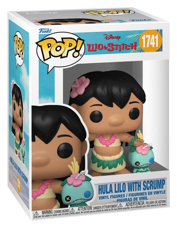 Lilo & Stitch POP! Vinyl Figure Hula Lilo with Scrump 9 cm 1