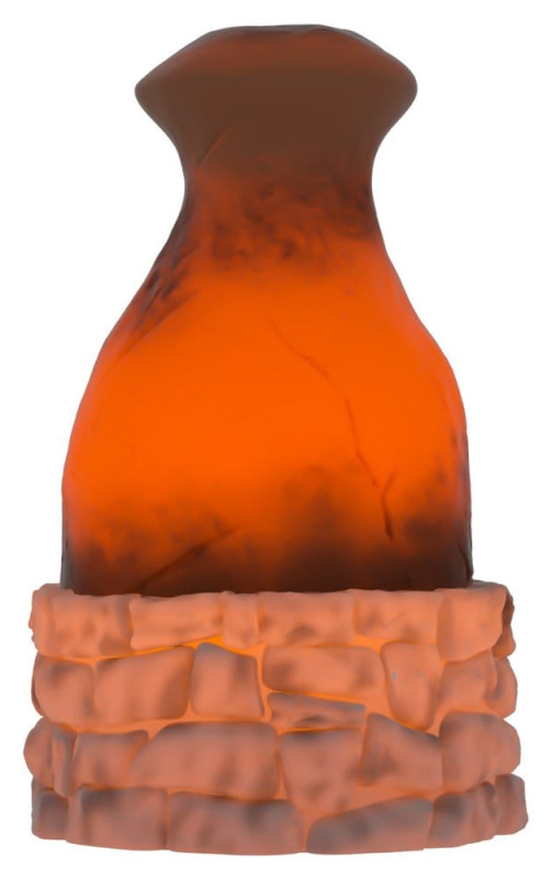 Rust Nightlight Furnace 13 cm 2
