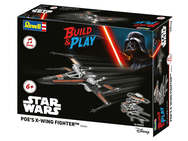 Star Wars Model Kit 1/78 Poe's X-Wing Fighter 22 cm 9