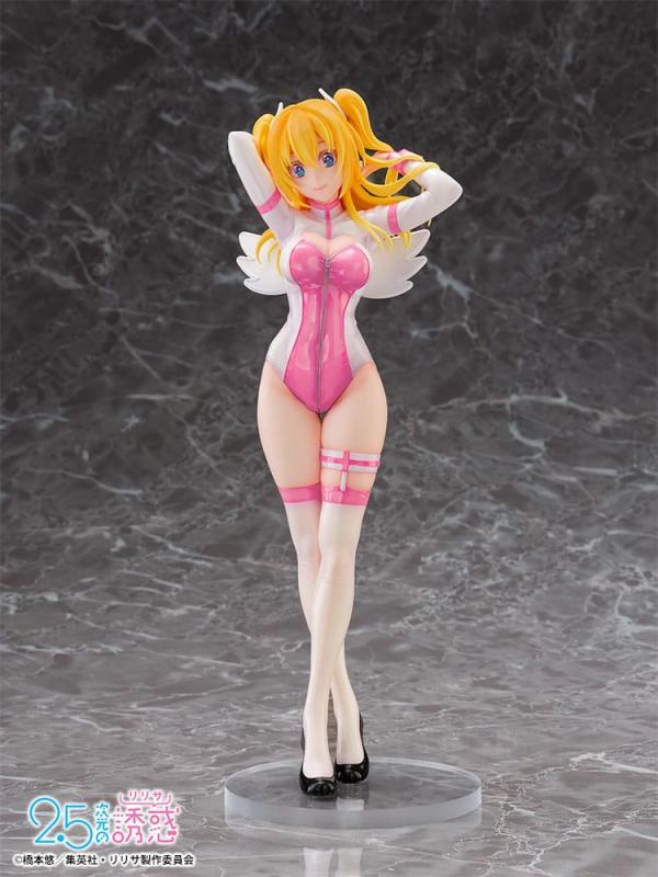 2.5 Dimensional Seduction PVC Statue 1/7 Liliel Angel School spin-off Training Suit/Ririsa 25 cm 1