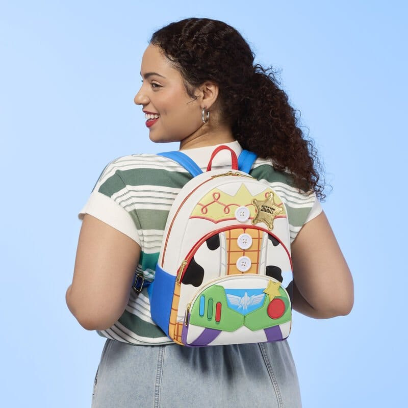 Toy Story 5 Triple Pocket Mid-Size Backpack 3