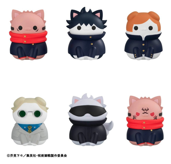 Jujutsu Kaisen Mega Cat Project Mini Figures Jujutsu Cats Shibuya Incident Ver. 3 cm Blind Box Assor