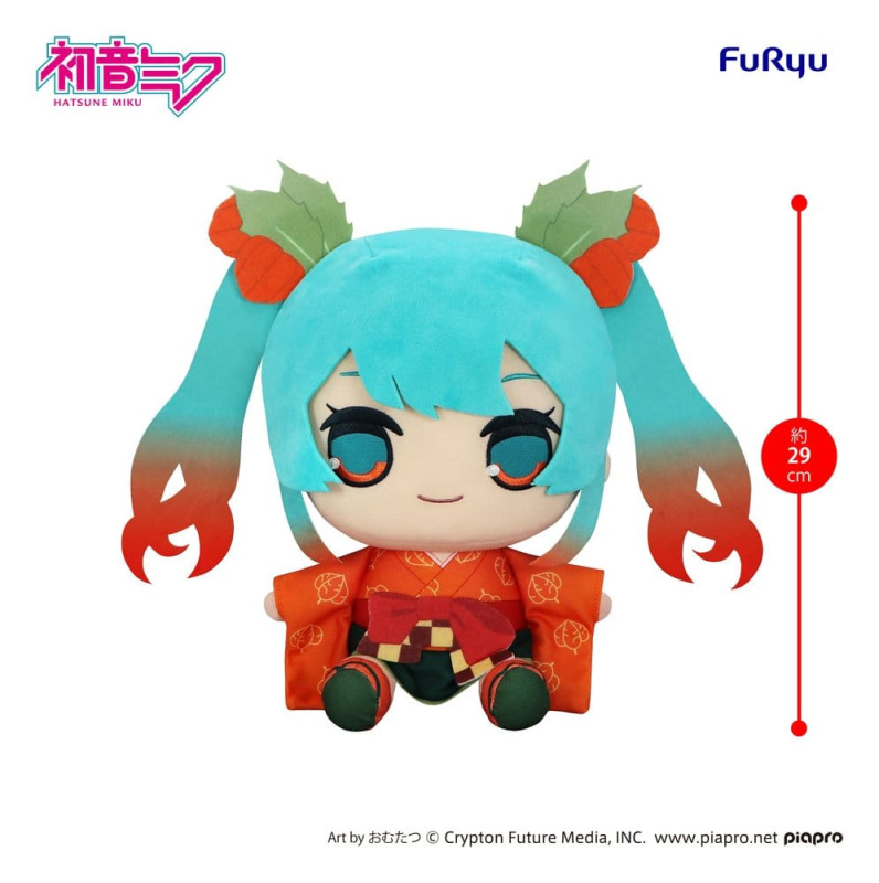 Hatsune Miku Kyurumaru Big Plush Figure Flower Fairy Winter Cherry Ver. 29 cm 1