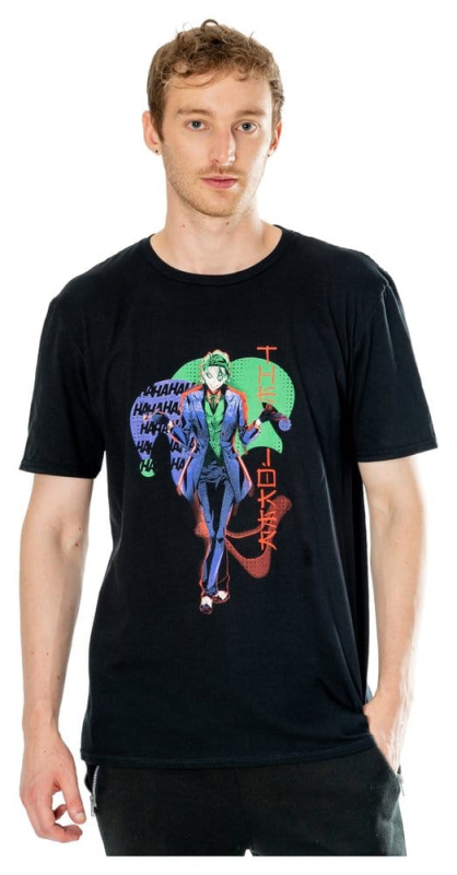 DC Comics T-Shirt The Joker Anime Red Light Size S 1