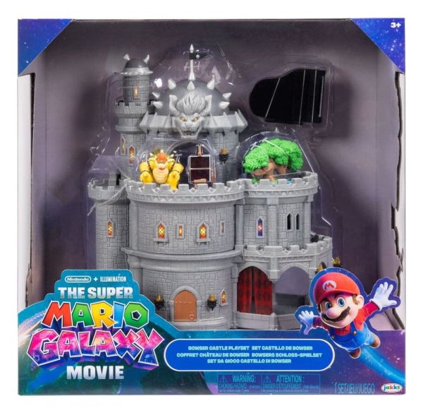 The Super Mario Galaxy Movie Deluxe Playset with 1 Mini Figure Bowser Castle 1